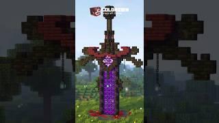 Minecraft Nether Sword Portal  #shorts