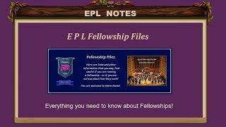 EPL Notes - All about Fellowships in Elvenar, with sample documents