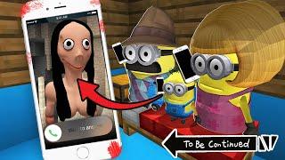 OMG... MOMO CALLED MINION FAMILY in MINECRAFT ! Gameplay Movie trap