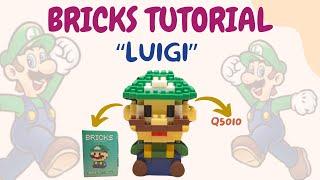 build luigi bricks mini lego Q5010 | bricks tutorial #lego #bricks #mainananak