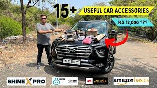 15+ Useful Car Accessories  worth ₹12,000?? | Best Accessories on Amazon India | Motospeed India