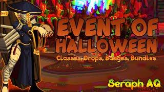 SeraphAQ - HALLOWEEN EVENT - Tier A+ Class - Full Farm Guide - AQW Private Server