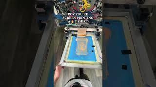 Printer POV: Screenprinting a Custom T-Shirt, the way YOU want. 