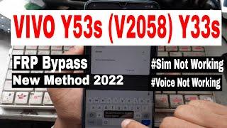 VIVO y53s y33s frp bypass without pc II New Method 2022 II Android 11 & 12 II 100% Working