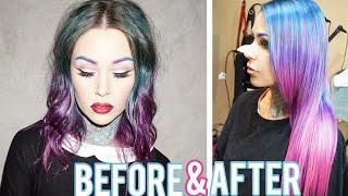 From Dark Hair to Light, Pastel Hair with Tape-In Extensions| KristenLeanneStyle