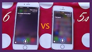 iPhone 6 vs 5s Siri Comparison | Rachybop