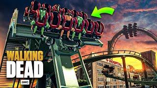 The Walking Dead: Prison Escape! - Dive Coaster POV & Cinematic