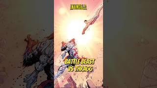 Thragg K*LLS Battle Beast | Invincible Season 4 | #invincible #comics #shorts