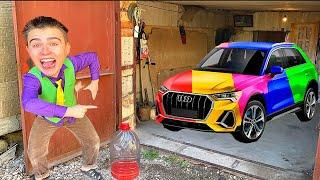 Mr. Joe & Red Man Change Car Challenge & Audi Q3