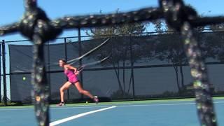 Jaycie Wright College Tennis Recruiting Video, 2014