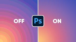 Turn On This Setting to Fix Banding in Gradients! - Photoshop Trick