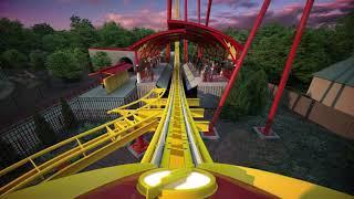 The Flash: Vertical Velocity Front Seat POV at Six Flags Great Adventure Resort