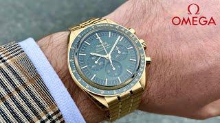 Omega Speedmaster Moonwatch Professional 42 Moonshine gold green