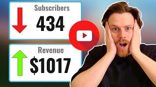 I made $1000's on Youtube without being monetized