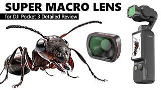 DJI Pocket3 10X Macro Lens Review