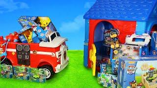 Pups Fire Truck Extinguishes a Playhouse