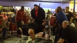 Christopher Sutton 804lb. Bench Press