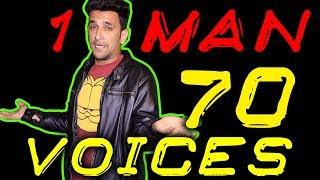 1 MAN 70 VOICES || SHEHBAAZ KHAN AMAZING MIMICRY