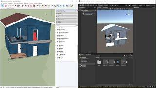 Videoguide - Sketchup in Unity, How to Export and Import in SKP Format, Quick and Easy, Set Scale