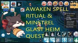 AWAKEN RITUAL SPELL MISI IDUN & MINSTREL GLAST HEIM QUEST RAGNAROK MOBILE