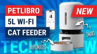 Smart Wi-Fi Cat Feeder | PETLIBRO 5L Wi-Fi Automatic Pet Food Dispenser Review