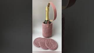 Wine bag или красиво упакованный подарок, а еще и аксессуар для фотосессии на пикнике#ручнаяработа