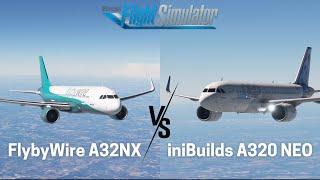 [MSFS] FlyByWire A32NX VS iniBuilds A320 Neo | Cloudscapes Aviation