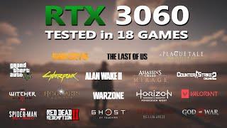 LAPTOP RTX 3060 (140w) Gaming Benchmark Test in 2024 | Tested in 18 Games | Is it enough in 2024? |