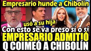 ¡Audio bomba! Empresario admite coima a Chibolín y usó a su hija para cobrar el cheque en EEUU