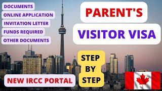 How to apply Canada Visitor Visa for Parents | Visitor Visa Canada | Step by Step Process- 2023