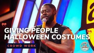 Giving people Halloween Costumes - Comedian BT Kingsley - Chocolate Sundaes Standup Comedy