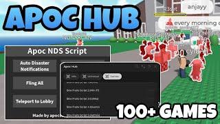 Roblox Script Showcase | Apoc Hub + 100 GAMES