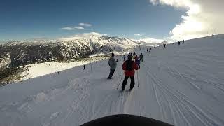 From the very top of the mountain, Bansko ski  2018