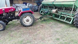 Preparation of the seeder S.Z-3.6 for sowing. Adjustment of the seeding coils.