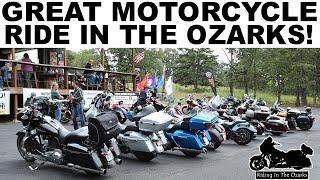 Great MOTORCYCLE RIDE in the Ozarks | Bikes, Blues and BBQ