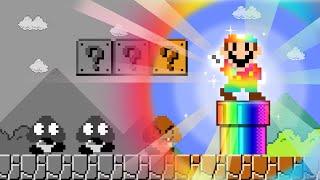 What If Mario and Friends Missing color to Rainbow in New Super Mario Bros Wii? | ADN MARIO GAME