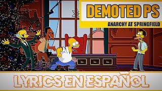 Demoted | Lenny Vs Sr Burns/FNF Anarchy at Springfield (Lyrics en Español)