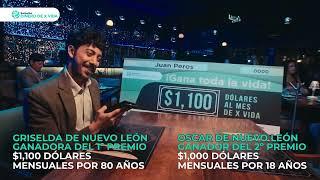 ¡El 1er y 2do lugar del 8° Sorteo Dinero de X Vida se va hasta Nuevo León! ¡Felicidades !