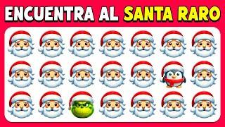  QUIZ DE NAVIDAD  Encuentra el DIFERENTE  Encuentra las DIFERENCIAS  Quiz de EMOJIS ️