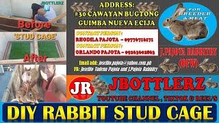 DIY by JBOTTLERZ Stud Rabbit Cage ni J.Pajota Rabbitry ''Ad suitability'' not Monetized