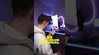 Create this easy 3D hologram effect in premiere pro #videoediting #premierepro