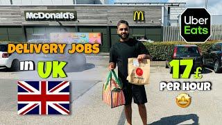 Delivery Jobs in UK  Earn 3000£ Monthly #internationalstudents #deliveryjobs #deliveryboy #rafayuk