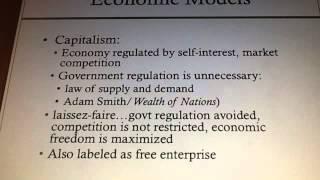 Sociology 13.1 Lecture - Economic Institutions