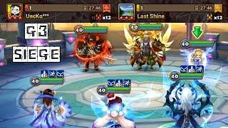 G3 SIEGE : UяєKα⁹⁹⁹ / Last Shine - Theomars Casually One Shotting FULL HP Byungchul - Summoners War