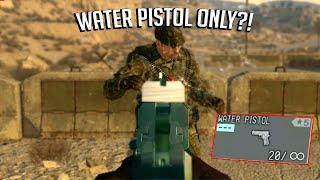 Can You Beat Metal Gear Solid V With Only A Water Pistol?! 