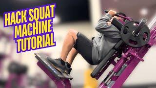 NEW Planet Fitness Hack Squat Machine (HOW TO USE!)