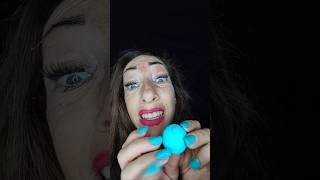 ASMR FOOD EATING MUKBANG MARSHMALLOW TURCHESE CON LE UNGHIE TURCHESI