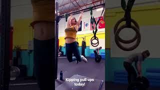 Kipping pull ups!