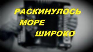 Раскинулось море широко - Моряк с Ордынки | Урок игры на гармони для начинающих