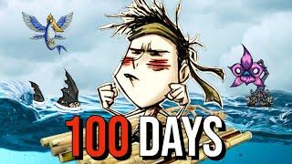 Can I Survive 100 DAYS In The OCEAN? - Don't Starve Together